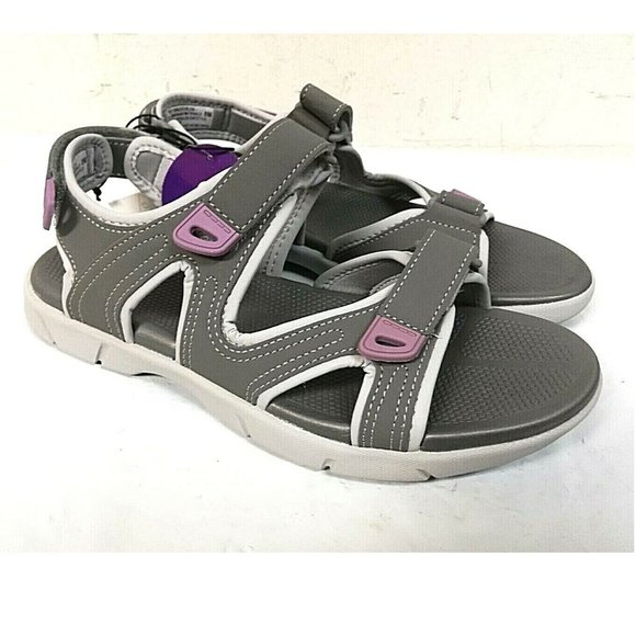 Khombu Women's Kennebec Sport Sandal - Grey/Black - View #7